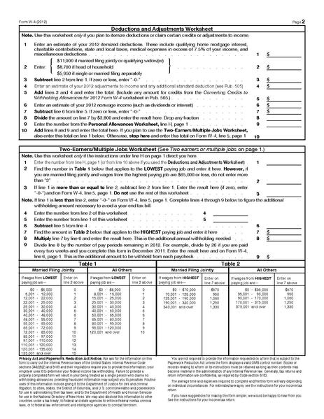 File Form W 4 2012 pdf Wikimedia Commons