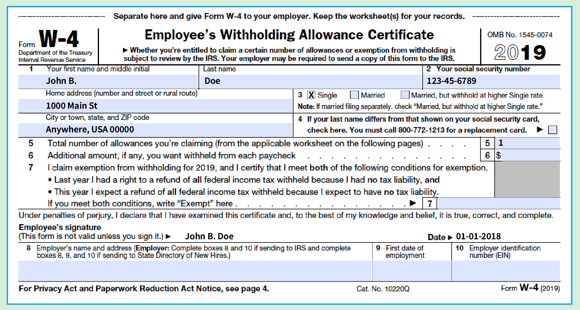 Irs W4 Form 2024 Fillable Dara Felecia