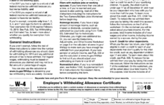 IRS Form W 4v | W4 2020 Form Printable