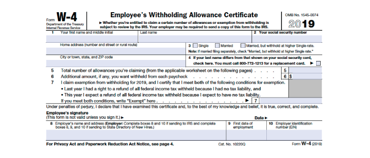 Il State W 4 Form | W4 Form 2021 Printable