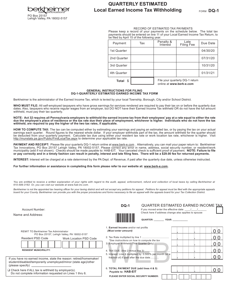Pa State Tax Withholding Form 2021 2022 W4 Form