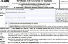 Form W4 Spanish 2021 IRS Forms Zrivo