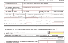 Georgia W4 Tax Form 2021 Printable Form 2021