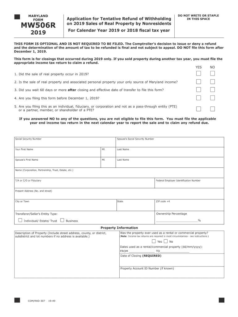 Maryland Tax Forms 2021 2022 W4 Form