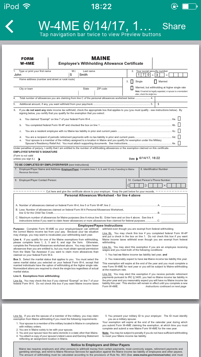 State Of Maine W 4 Form 2022 W4 Form