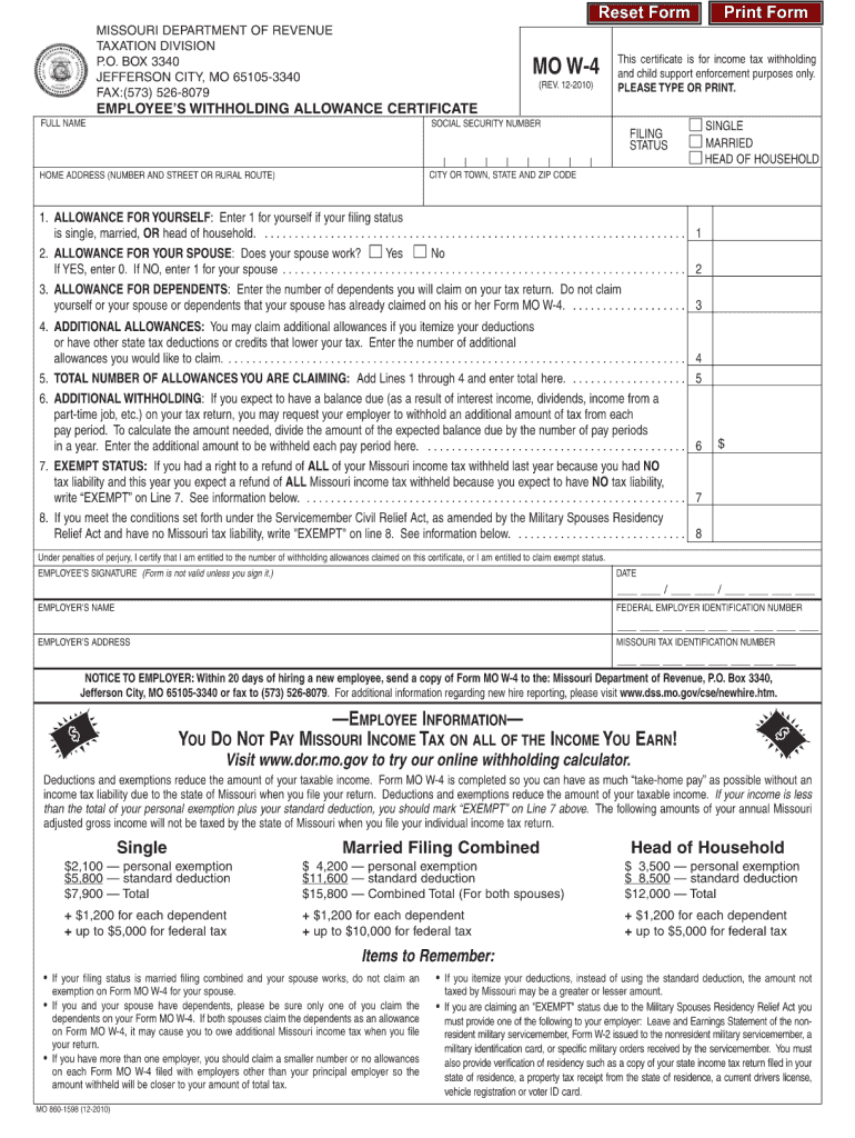 Printable W4 Forms 6317