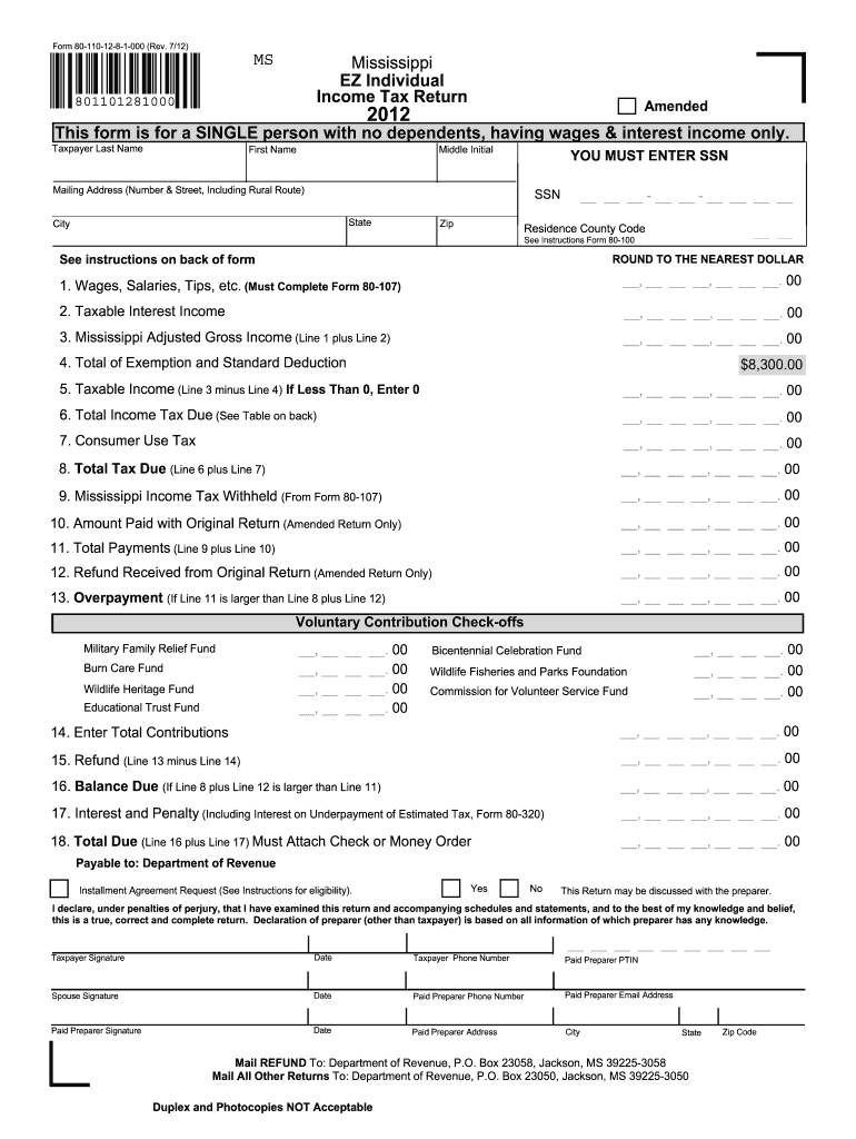 Ms State Tax Form 2022 W4 Form