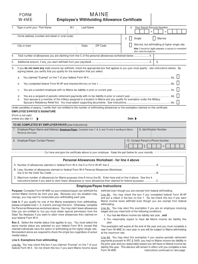 Illinois State W4 Form 2021 Free Printable