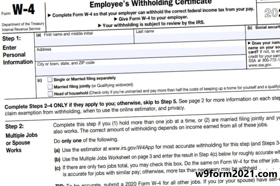 W4v 2021 Form Printable 2022 W4 Form 6812