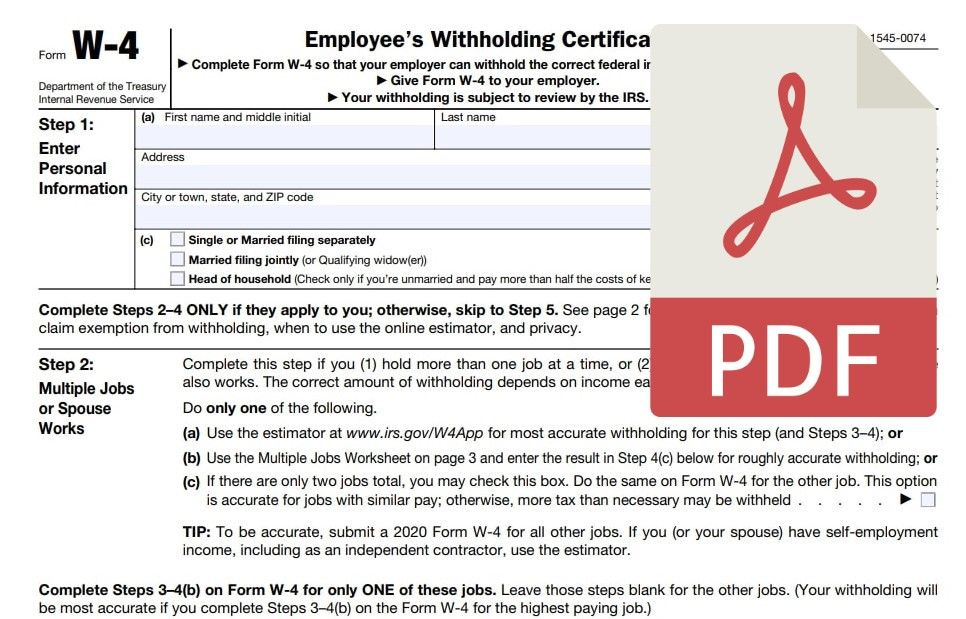 W4 Form 2024 Instructions Printable Pdf Elly Rebekkah