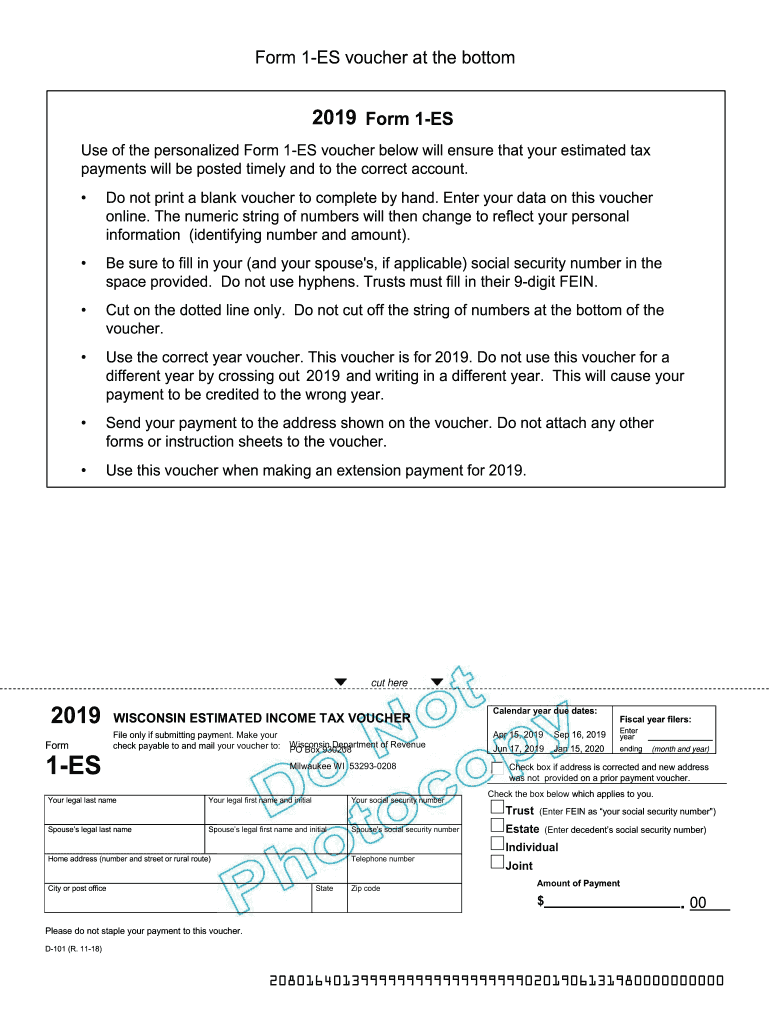 Wisconsin Estimated Tax Forms 2021