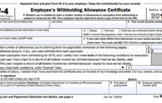 W-4 2022 Forms